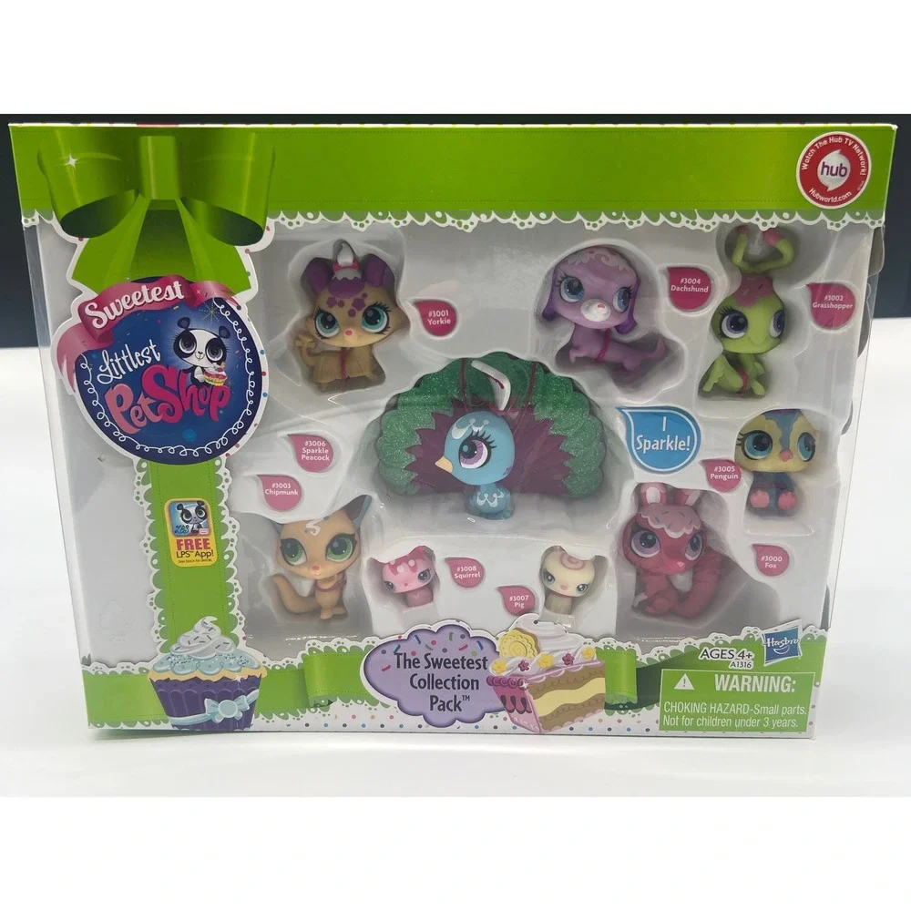 Littlest Pet Shop Hasbro 2012 The Sweetest Collection Pack #3000-3008